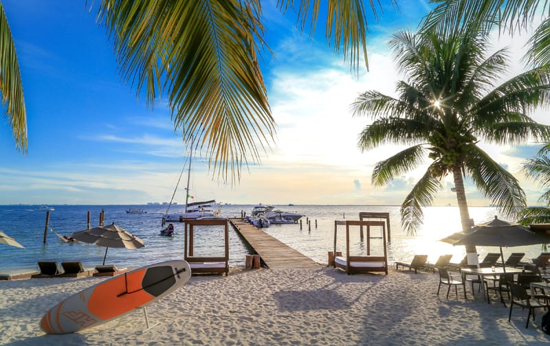 Playa Norte em Isla Mujeres