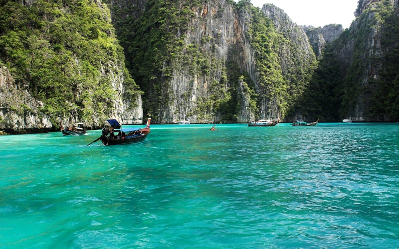 Ilha de Phi Phi Leh na Tailândia