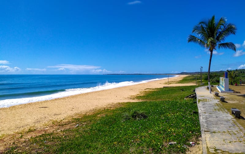 Praia em Santa Cruz Cabrália