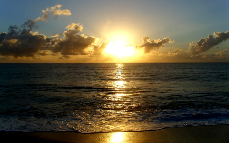 Pôr do sol em Santa Cruz Cabrália