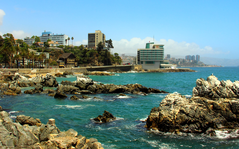 Viña del Mar e Valparaíso: Joias do litoral do Chile